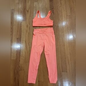 Bright Coral Activewear Set Kids 7